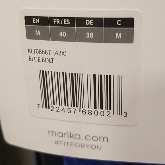 💕MARIKA💕 Lapis Crossover Tank Dry-Wik ~ Blue - Picture 10 of 10